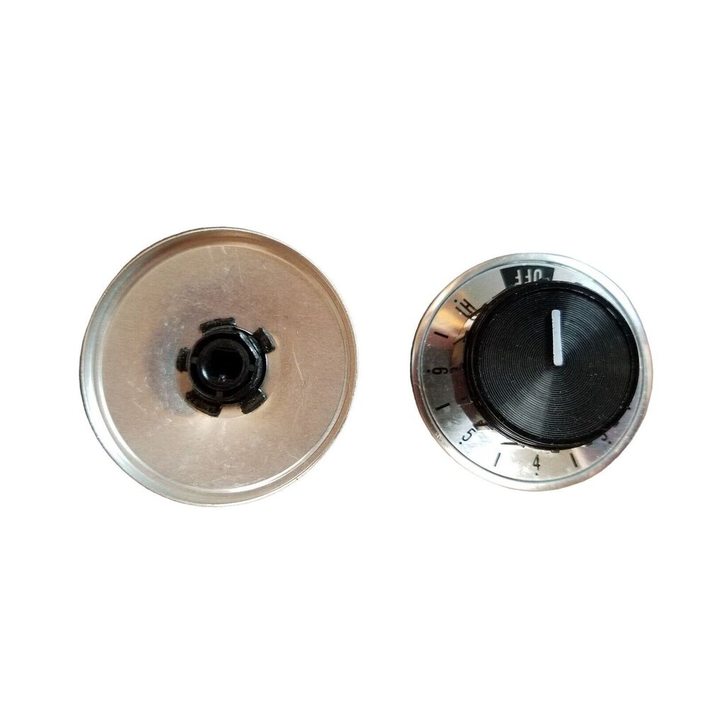Universal Range Knob Off at Bottom Figure 8 LO to HI Metal Skirt Pointer